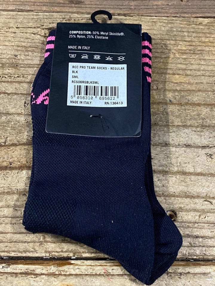 KM988 ラファ Rapha RCC PRO TEAM SOCKS REGULAR 黒 S