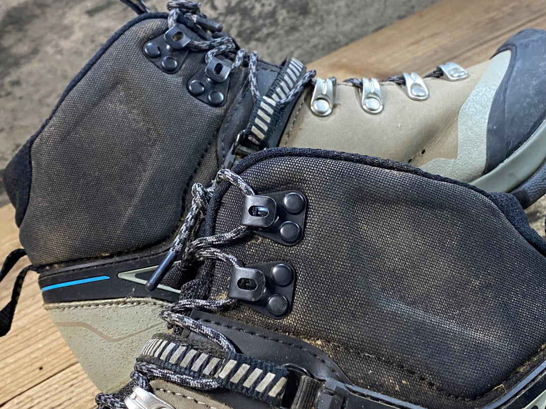 JX331 シマノ SHIMANO XM9 SH-XM900-S G ビンディングシューズ カーキ 黒 EU42 2穴