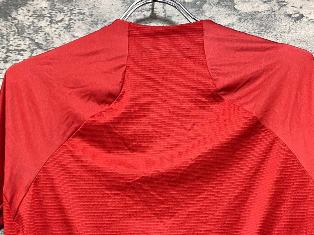 KB694 カステリ CASTELLI ロッソコルサ ROSSO CORSA 半袖 サイクルジャージ 赤 M