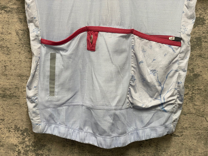 JV332 イザドア Isadore climbers jersey 半袖サイクルジャージ 水色 M