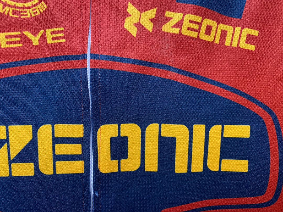 JQ008 ZEONIC 半袖 サイクルジャージ 赤 XL 機動戦士ガンダム ジオニック シャア専用