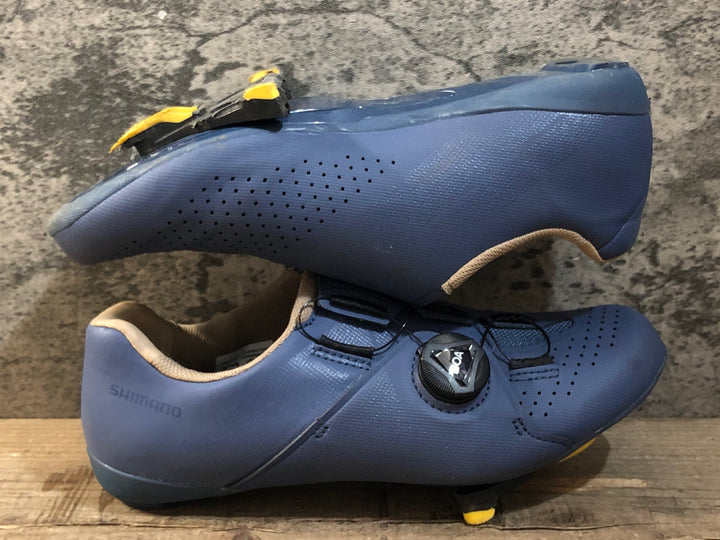 JZ915 シマノ SHIMANO RC3 SHRC300W B17W ビンディングシューズ SPD-SL EU38紺