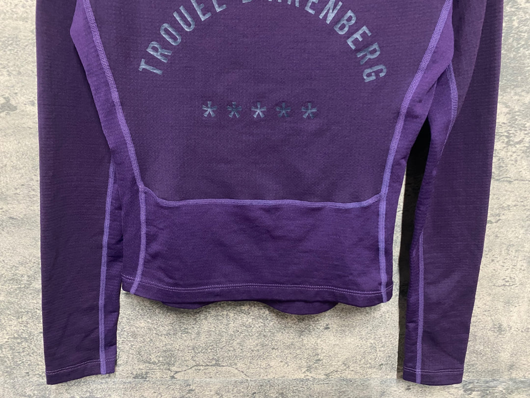 KR406 ラファ Rapha PRO TEAM THERMAL BASE LAYER 長袖 ベースレイヤー 紫 S