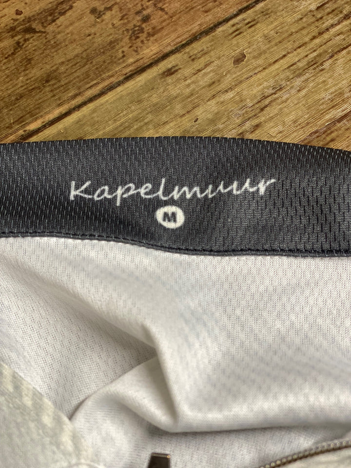 KA328 カペルミュール KAPELMUUR 半袖 サイクルジャージ 白 グレー M