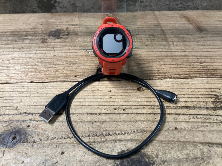 KC853 ガーミン GARMIN INSTINCT アウトドアウォッチ 赤 動作確認済