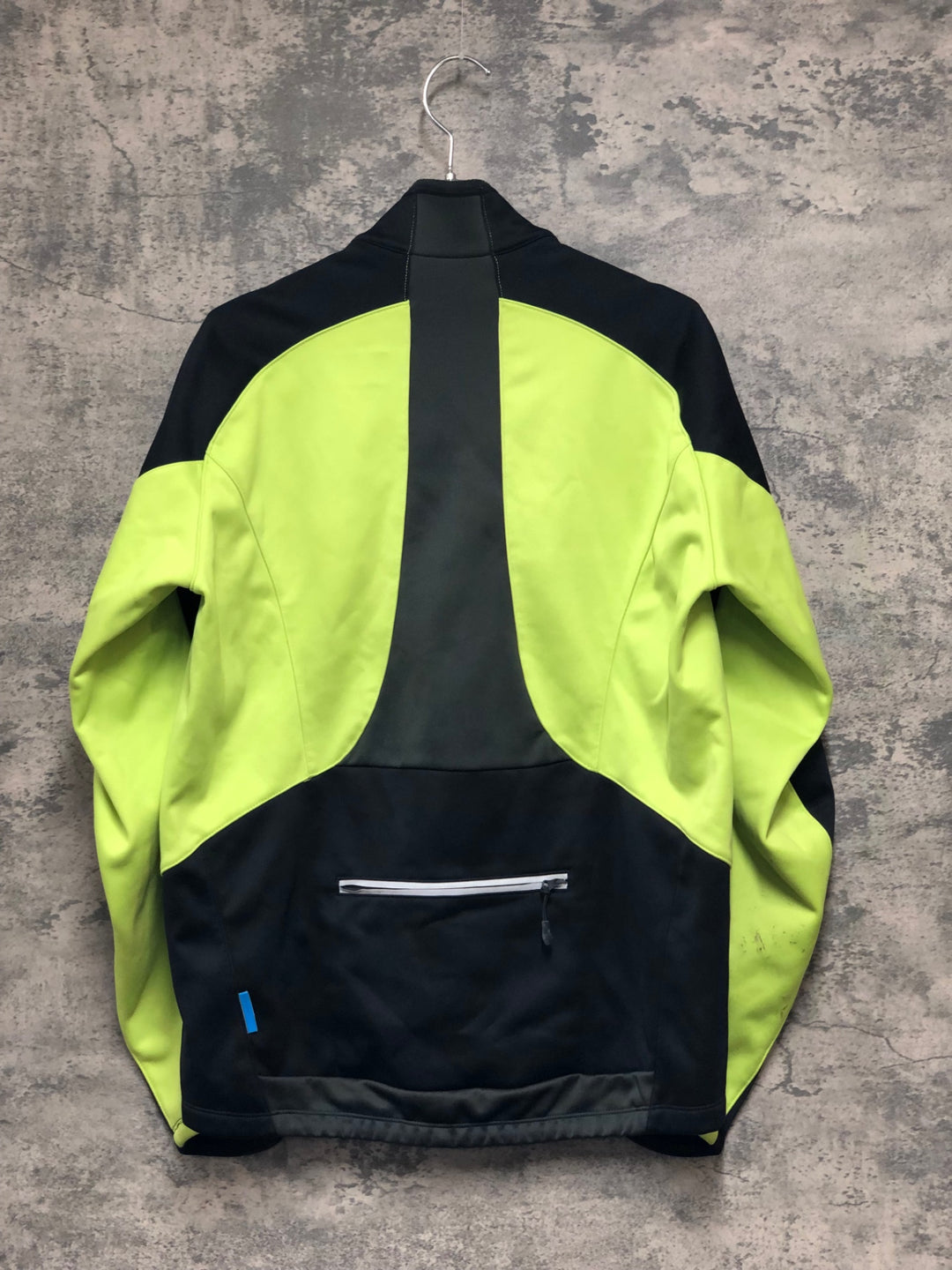KD663 シマノ SHIMANO 長袖 サイクルジャケット 黄 XL 裏起毛 ※汚れ