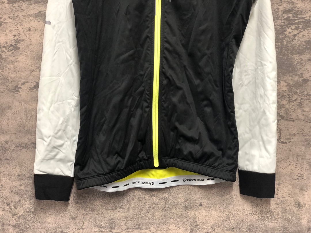 KJ365 パールイズミ PEARL iZUMi 長袖 サイクルジャケット 裏起毛 黒 グレー M