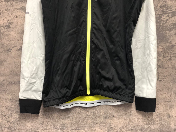 KJ365 パールイズミ PEARL iZUMi 長袖 サイクルジャケット 裏起毛 黒 グレー M