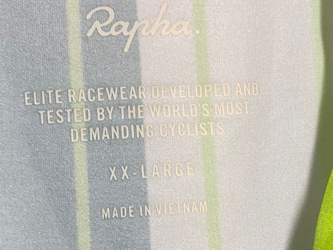 KD125 ラファ Rapha TUNNEL VISION PT JERSEY 半袖 サイクルジャージ 緑 XXL