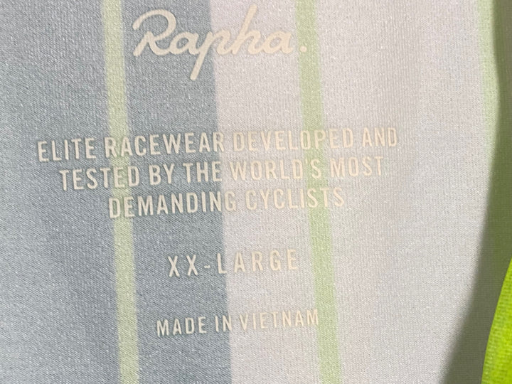 KD125 ラファ Rapha TUNNEL VISION PT JERSEY 半袖 サイクルジャージ 緑 XXL