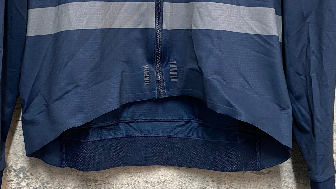 KJ014 ラファ Rapha MENS RCC PRO TEAM LONG SLEEVE JERSEY 長袖 サイクルジャージ ネイビー L