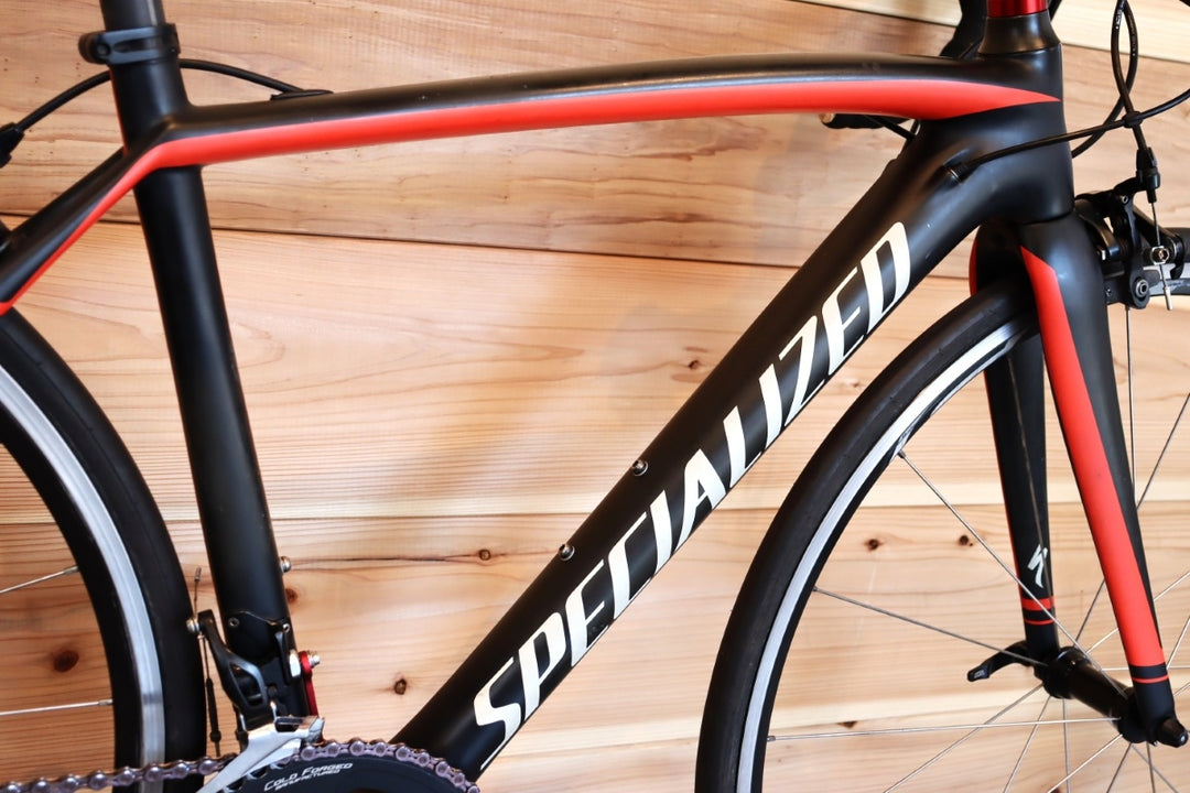 スペシャライズド SPECIALIZED ターマック エリート TARMAC ELITE 2015モデル 49サイズ シマノ 105 5800MIX 11S カーボン リムブレーキ ロードバイク 【千葉店】