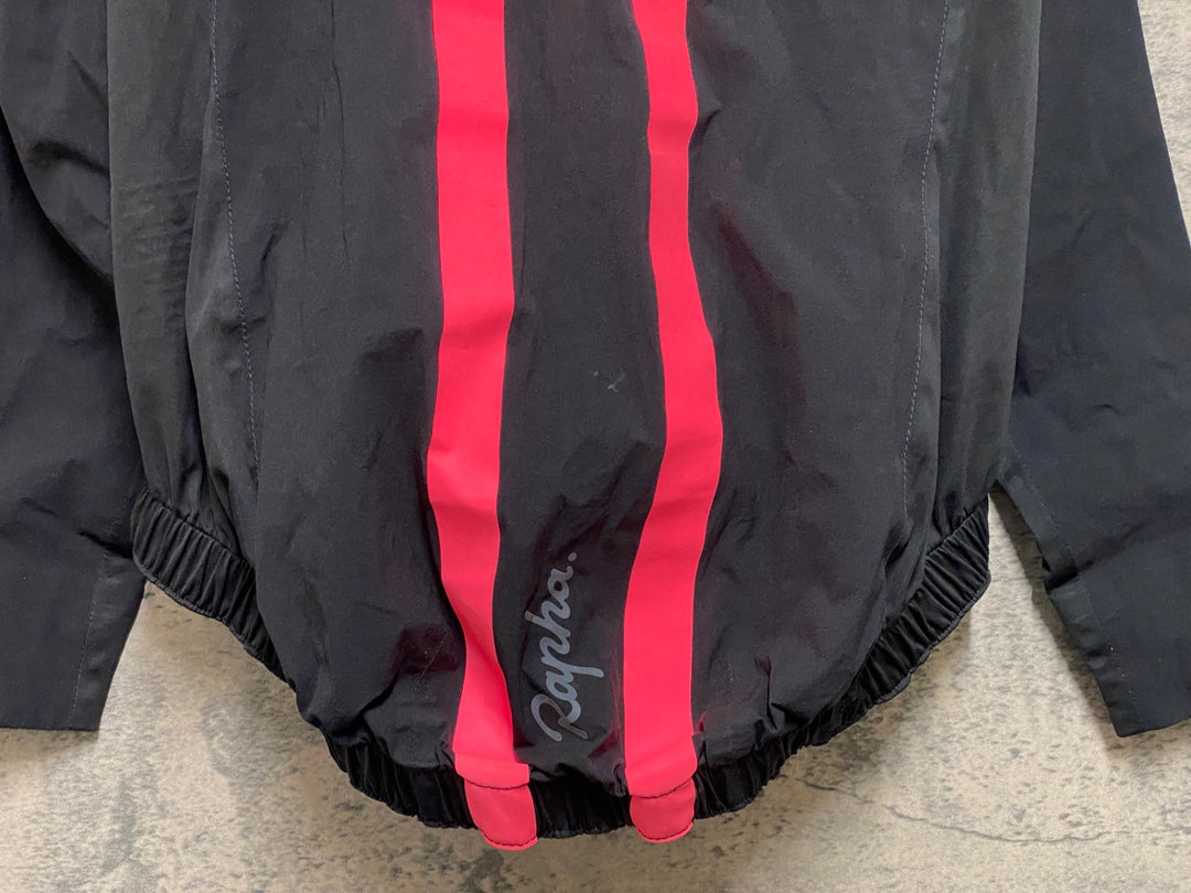 JQ386 ラファ Rapha WOMENS SOUPLESSE RAIN SHELL JACKET 長袖 サイクルジャケット レインジャケット 黒 レディース XS