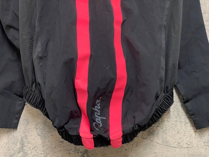 JQ386 ラファ Rapha WOMENS SOUPLESSE RAIN SHELL JACKET 長袖 サイクルジャケット レインジャケット 黒 レディース XS
