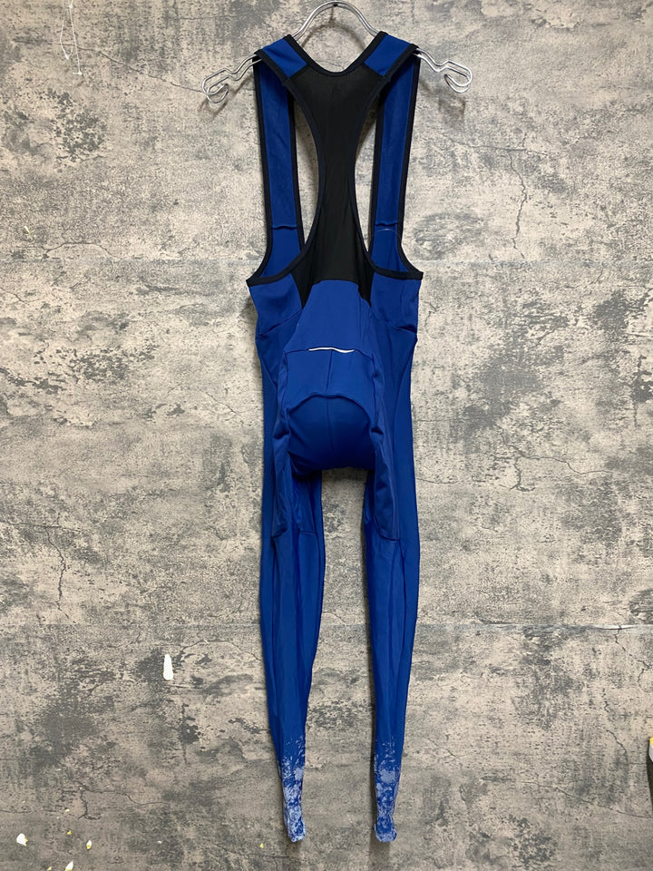 KL216 odlo ビブタイツ 紺 S 裏起毛