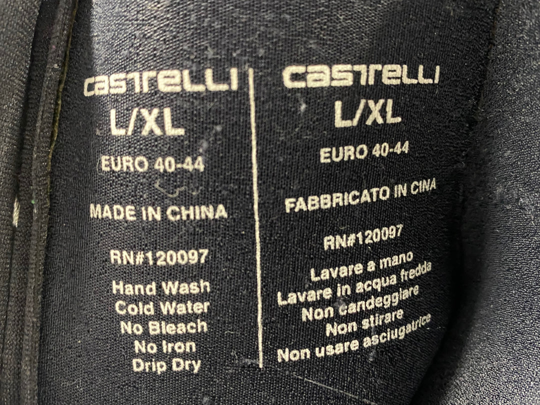 JT030 カステリ CASTELLI シューズウォーマー 黒 X/XL