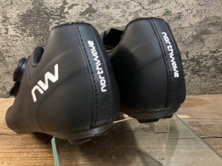 KH147 ノースウェーブ northwave REVOLUTION ビンディングシューズ SPD-SL EU40.5 黒