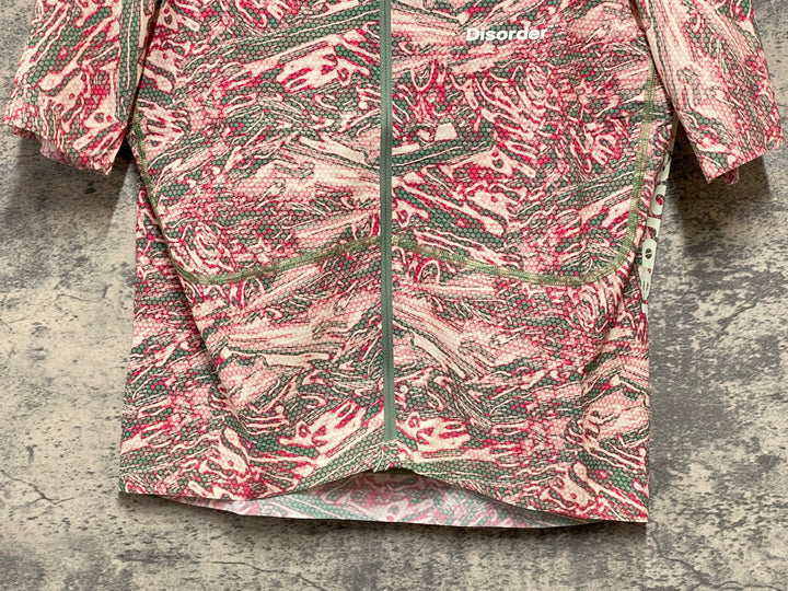 KJ288 パスノーマルスタジオ PAS NORMAL STUDIOS Men's T.K.O. Mechanism Pro Jersey - Disorder 半袖 サイクルジャージ ピンクカモ L