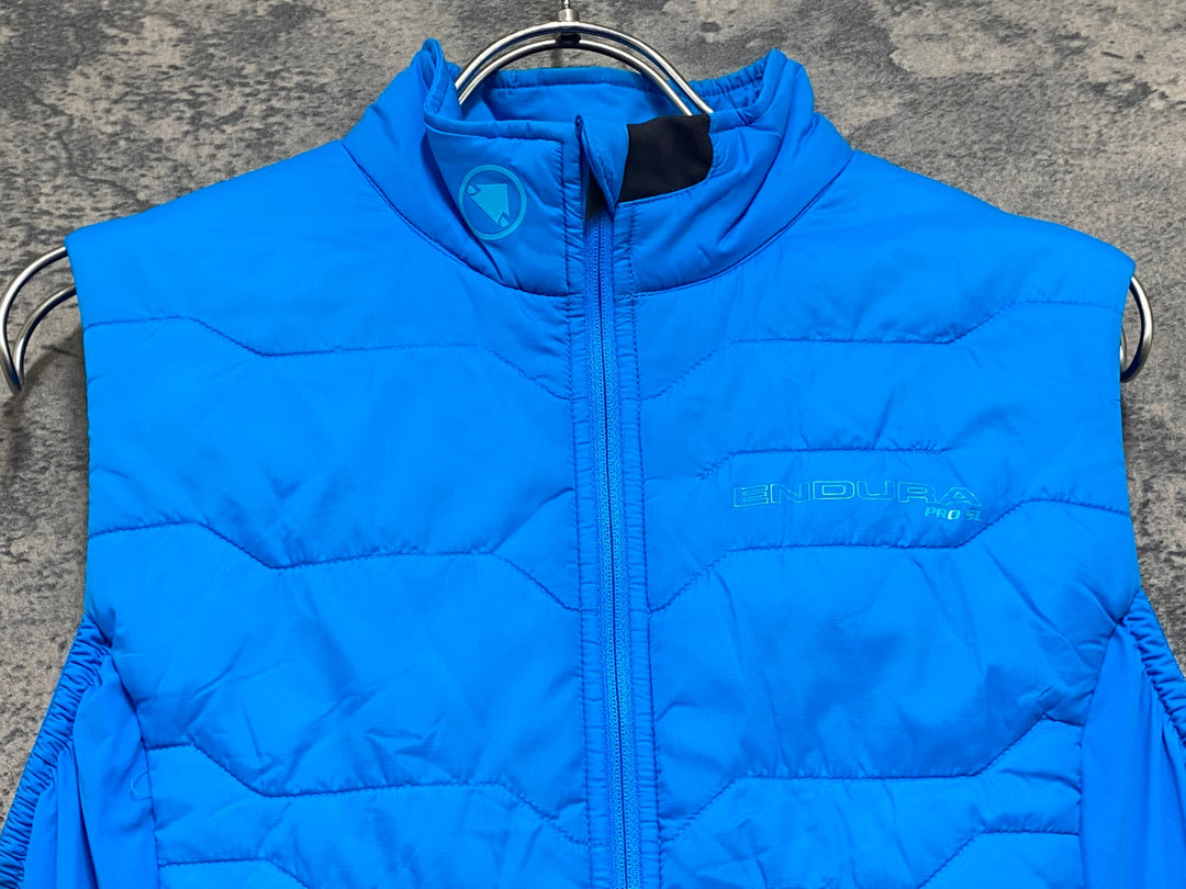 JN850 エンデュラ ENDURA PRO SL PRIMALOFT GILET ダウン ジレ 青 XS