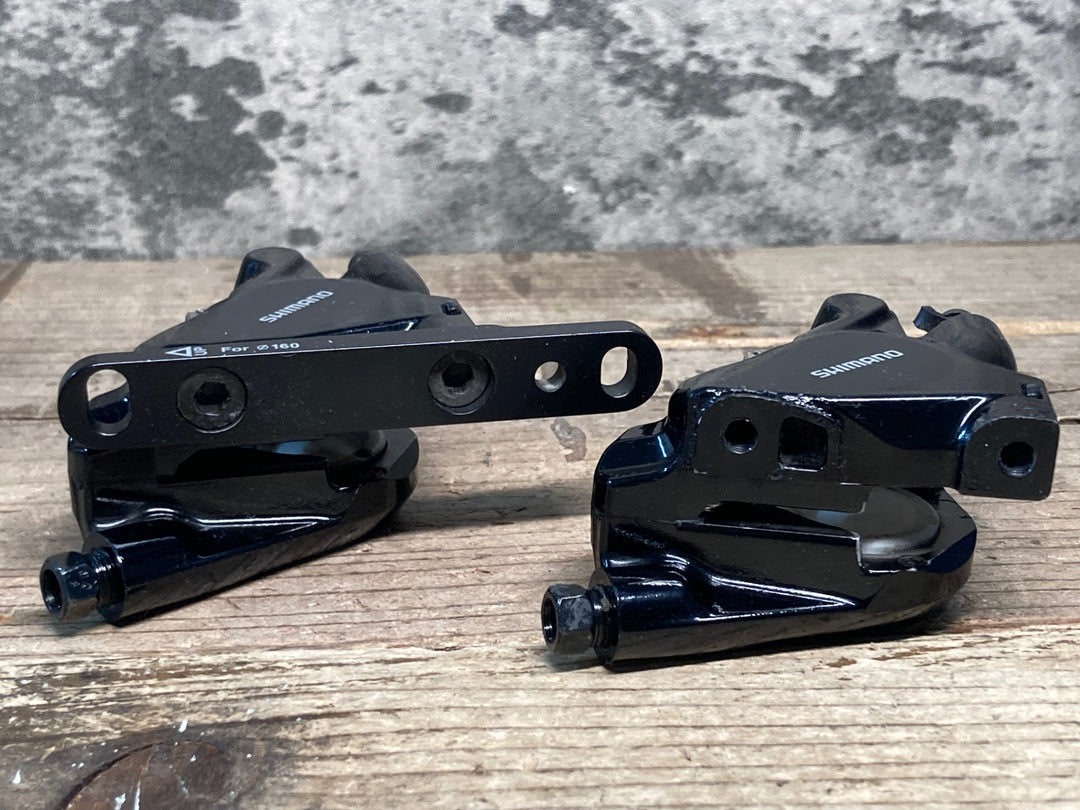 JH929 シマノ SHIMANO BR-RS505 ディスクブレーキキャリパー 前後セット