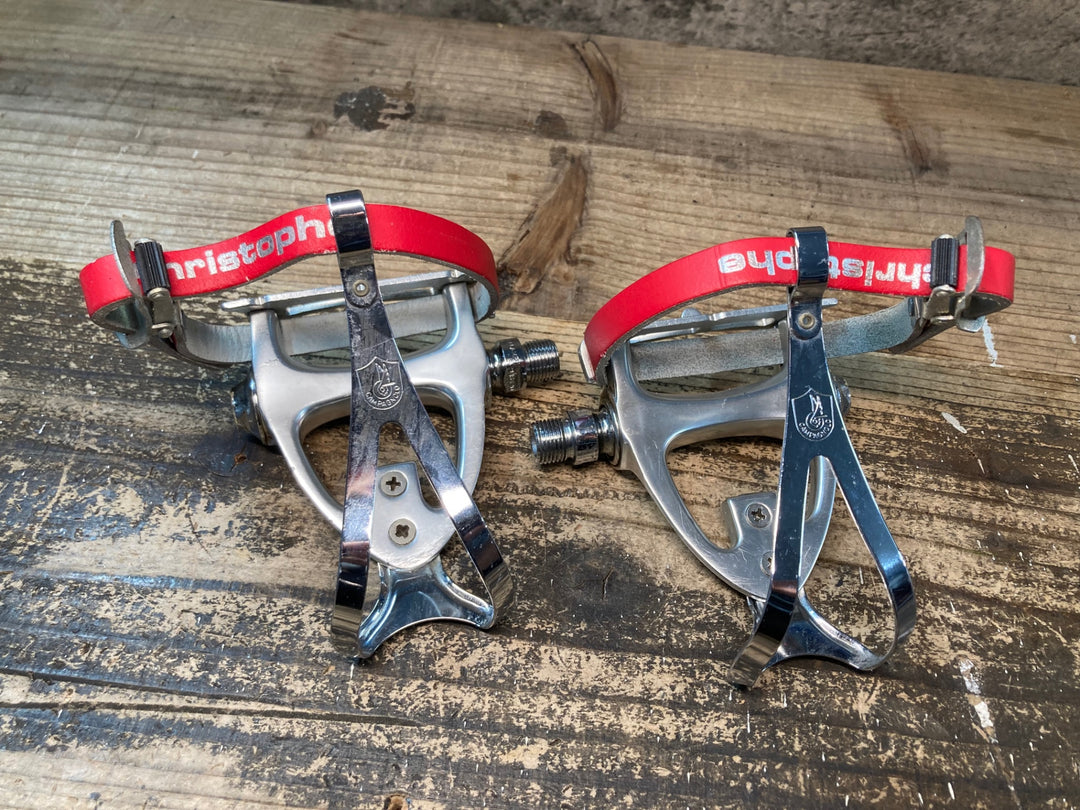 JE812 カンパニョーロ Campagnolo コルサレコード CORSA RECORD  Cレコード フラットペダル トゥークリップ