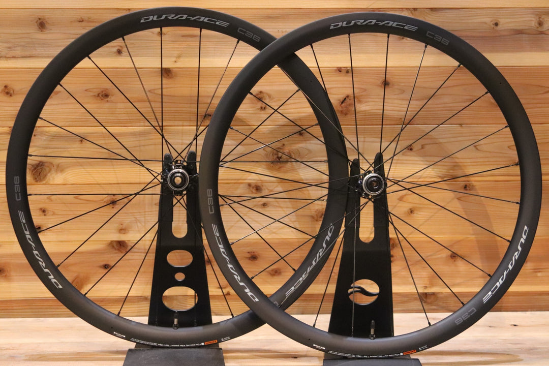 未走行品！ シマノ SHIMANO デュラエース DURA-ACE WH-R9270-C36-TL 12S 21C カーボン チューブレス ロードバイク ホイールセット 【広島店】