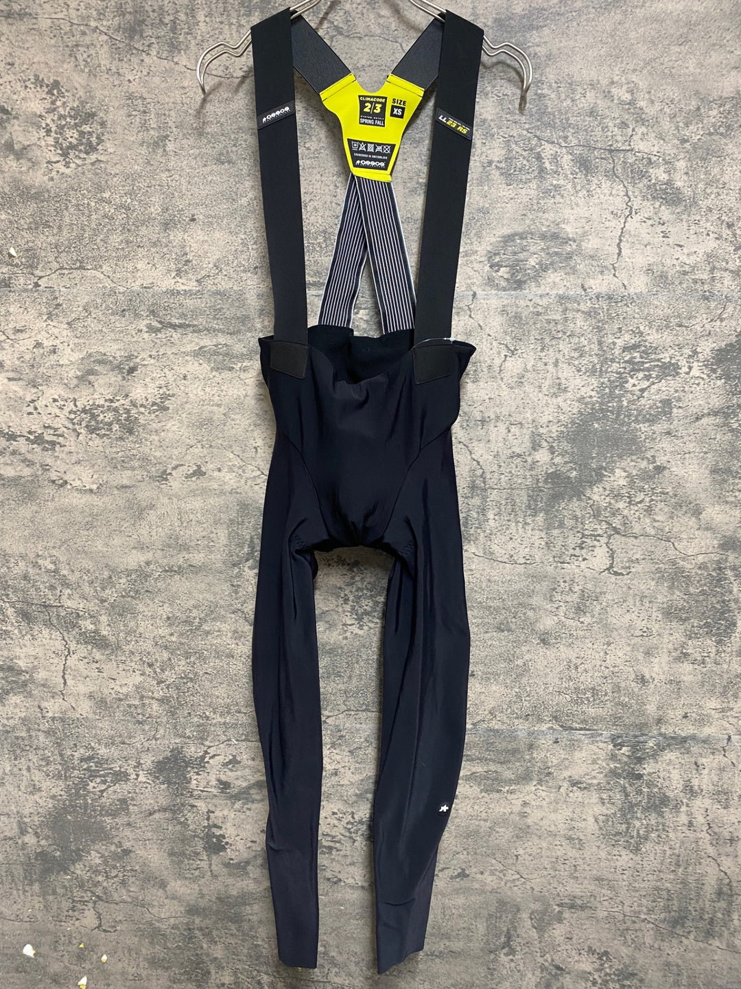 JY228 アソス assos LL23 RS ビブタイツ 黒 XS 裏起毛