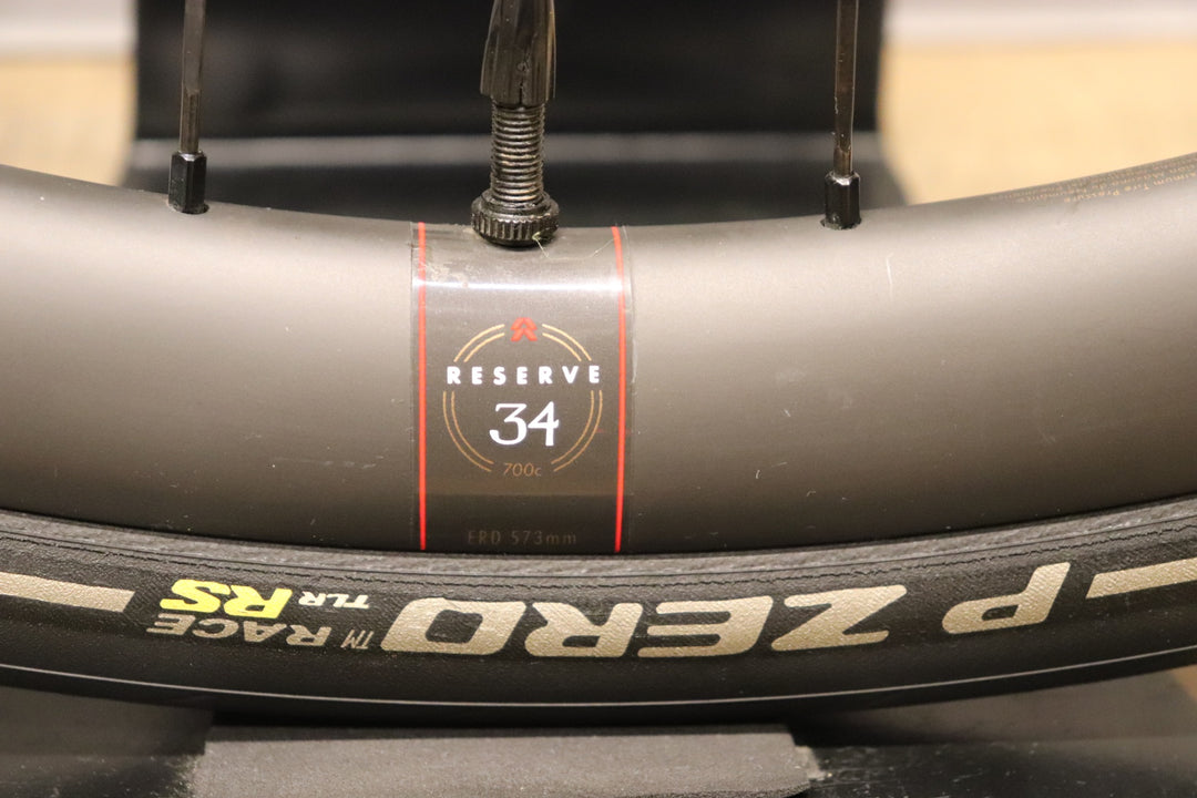 リザーブ Reserve 34 37 DISC カーボン チューブレス シマノ 12/11S ホイールセット 【さいたま浦和店】