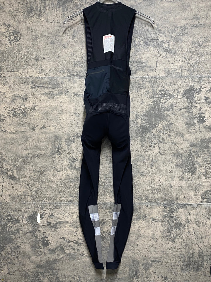 KM404 ラファ Rapha CARGO WINTER TIGHTS WITH PAD ビブタイツ 黒 XS 裏起毛