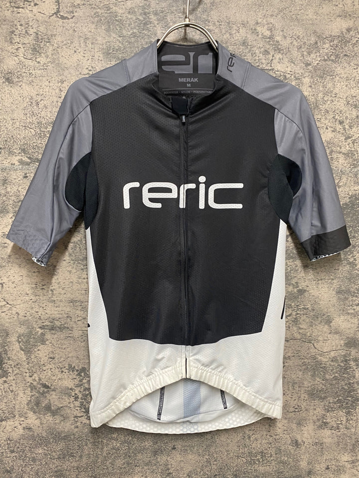 KM225 レリック reric MERAK 半袖 サイクルジャージ 黒グレー M