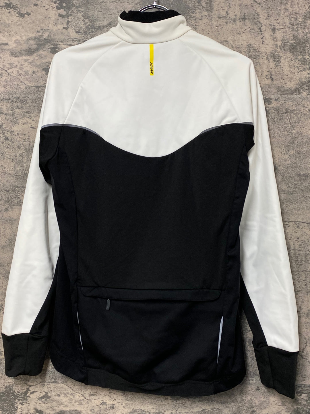 KH355 マヴィック MAVIC COSMIC PRO JACKET 長袖 サイクルジャケット 白/黒 M