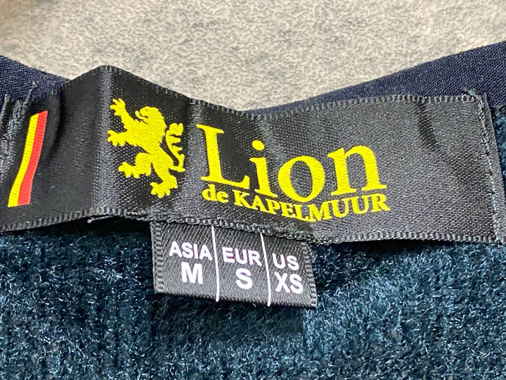 JY898 リオンドカペルミュール Lion de KAPELMUUR OCTA メッシュ ジレ サイクルベスト 緑 M 裏起毛