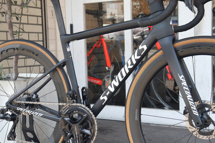 スペシャライズド SPECIALIZED S-WORKS TARMAC SL8 2024モデル 49サイズ シマノ デュラエース R9270組 Di2 12S カーボン ロードバイク RAPIDE CLX2 鬼ベアリング 【横浜店】