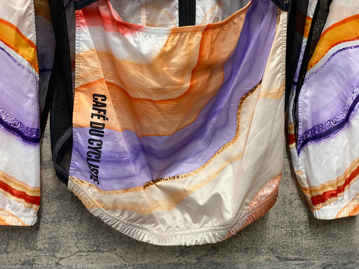JK608 カフェドシクリステ Cafe du Cycliste atelier GAELLA 長袖 ウインドブレイカー 総柄 L