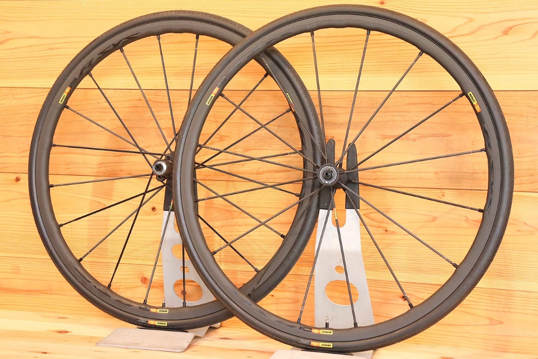 マヴィック MAVIC アールシス R-SYS SLR EXALITH アルミ クリンチャー ホイールセット シマノ12/11S 15C 【千葉店】