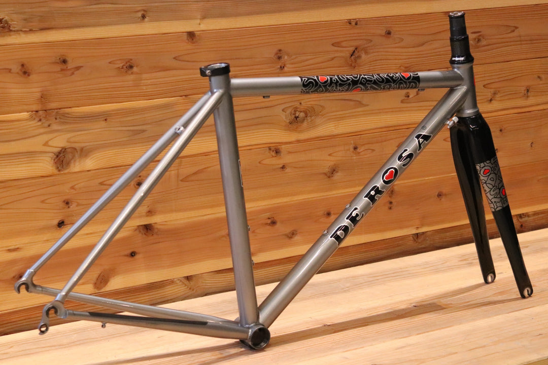 デローザ DE ROSA コルム コラム CORUM SLOPE RIM 2017モデル 44サイズ スチール ロードバイク フレームセット 【広島店】