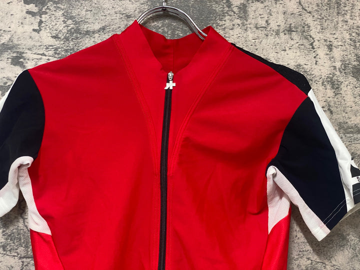 KN821 アソス ASSOS SS.13 半袖 サイクルジャージ 赤 S