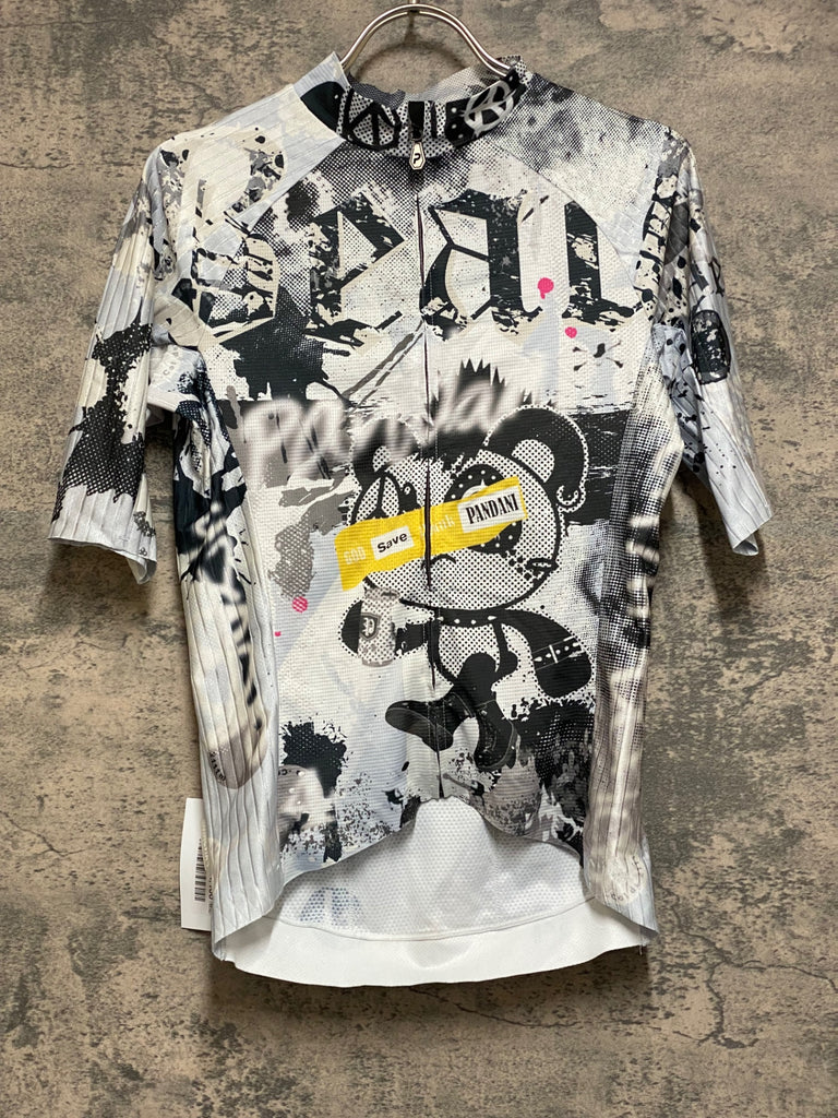 JR191 パンダーニ pandani 半袖サイクルジャージ 白 S エアロジャージ