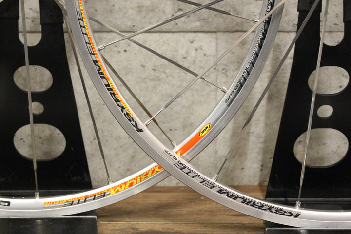 マヴィック MAVIC キシリウム エリート KSYRIUM ELITE アルミ クリンチャー ホイールセット  シマノ 11/12S ナローリム 13C 【福岡店】
