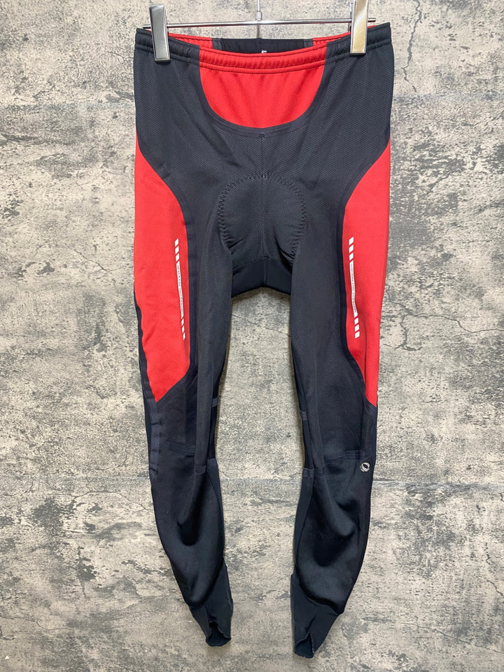 JZ634 パールイズミ PEARL iZUMi レーサータイツ 黒 赤 M 3D NEO WINDBREAK 裏起毛