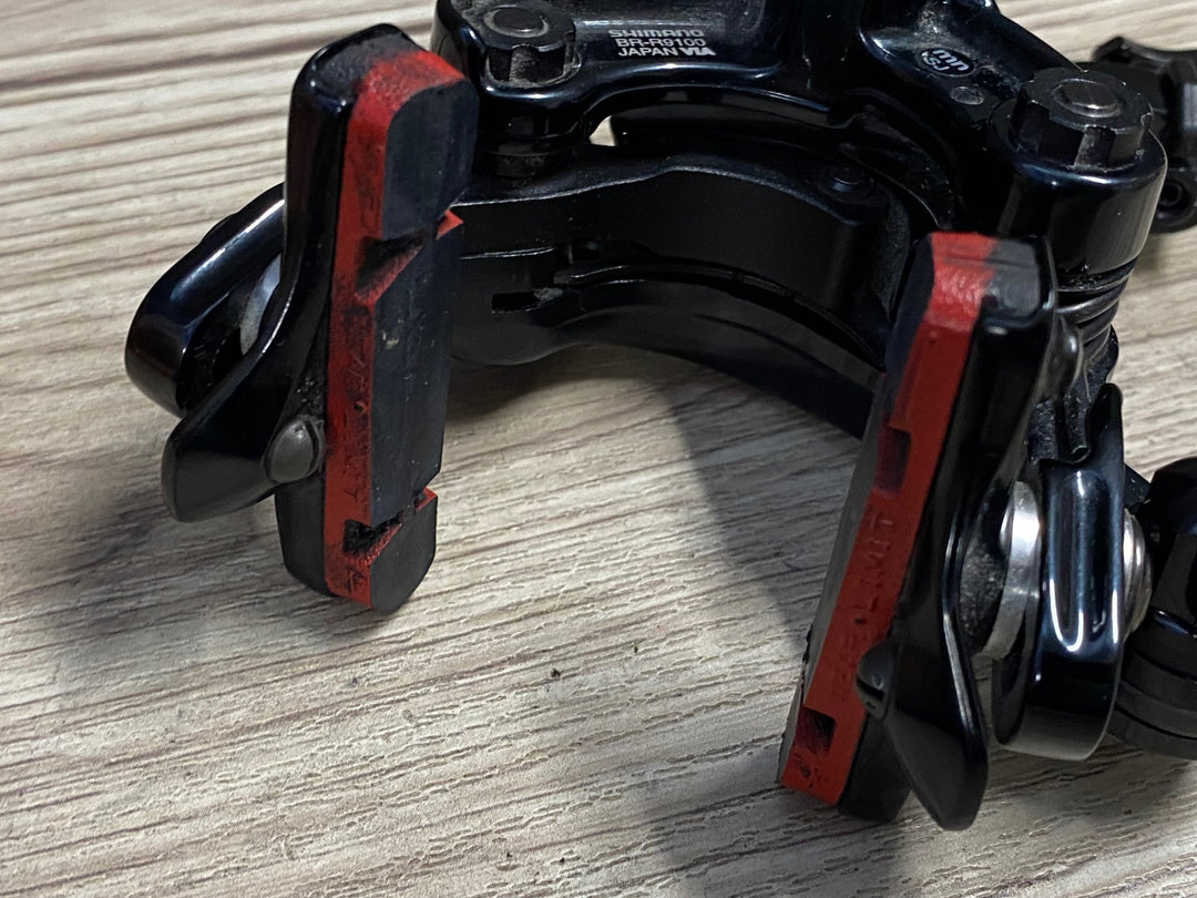 JY596 シマノ SHIMANO デュラエース DURA-ACE BR-R9100 キャリパーブレーキ 前後セット ※ブレーキシュー非純正