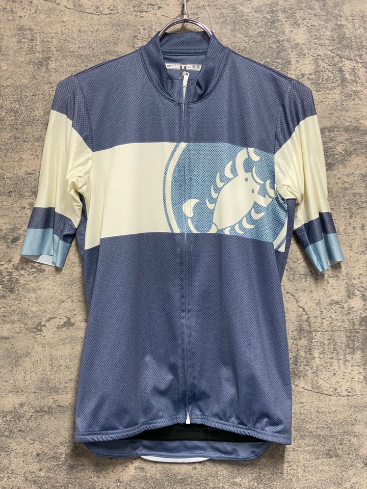 JV206 カステリ CASTELLI 半袖 サイクルジャージ 白 S