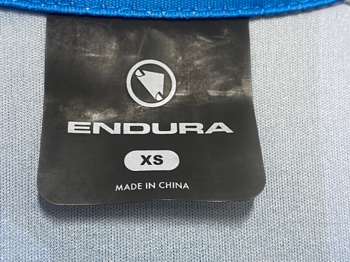 JN854 エンデュラ ENDURA 半袖サイクルジャージ 黒青 XS