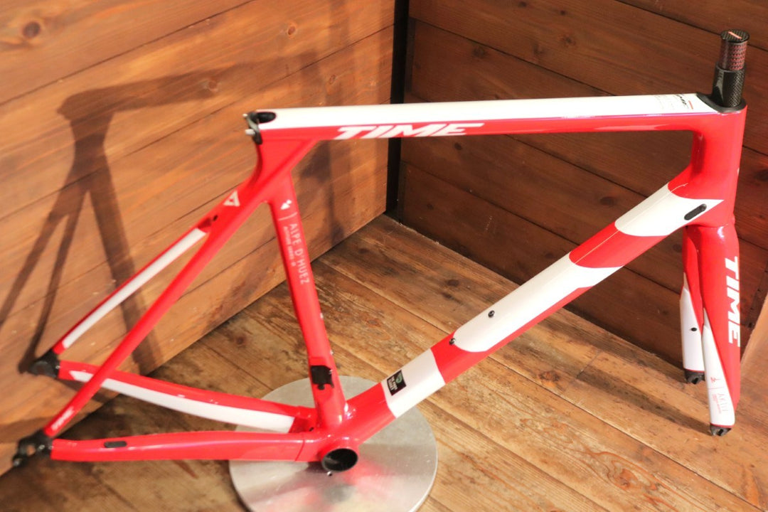 タイム TIME アルプデュエズ ALPE D’HUEZ 01 AKTIVフォーク 2018 Mサイズ カーボン ロードバイク フレームセット 【東京南麻布店】