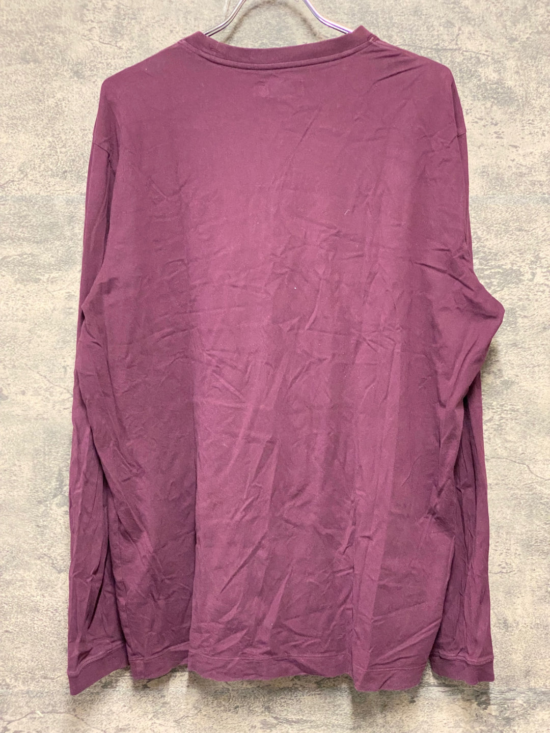 KG223 ラファ Rapha LOGO LONG SLEEVE T-SHIRT 長袖 Tシャツ バーガンディ XL