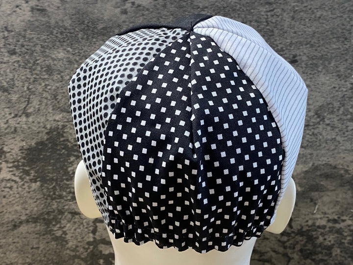 KD639 チネリ CINELLI サイクルキャップ 白黒 サイズフリー