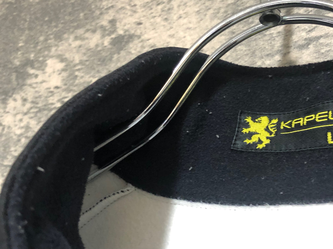 KI955 カペルミュール kapelmuur 長袖 サイクルジャージ 黒白 L 裏起毛