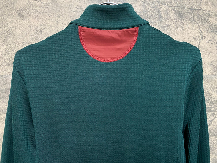KS236 カフェドシクリステ cafe du cycliste LORENNE 長袖 サイクルジャージ 緑 S