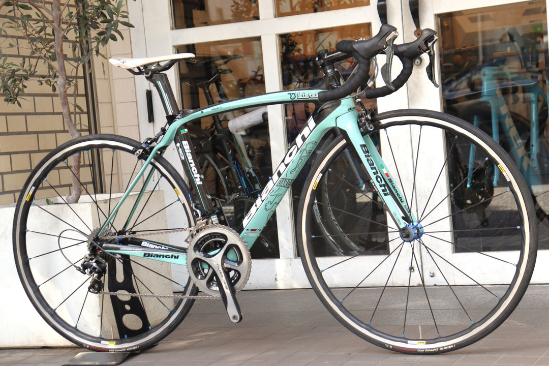 ビアンキ Bianchi オルトレ OLTRE XR2 2014モデル 500サイズ シマノ デュラエース 9000 MIX 11S カーボン ロードバイク KSYRIUM ELITE 【横浜店】