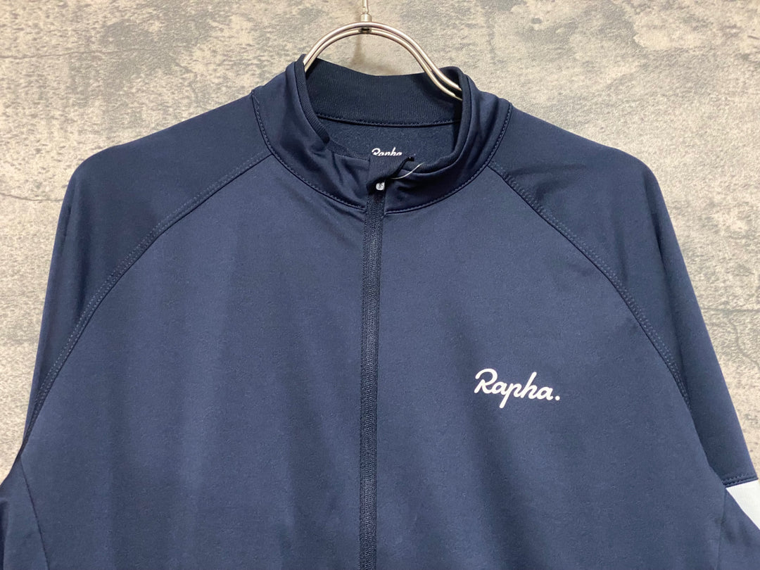 JP293 ラファ Rapha CORE LONG SLEEVE JERSEY 長袖 サイクルジャージ 黒 L 裏起毛